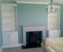Primed Fitted Alcoves Cabinets