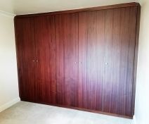Polished and Stained Utile Wardrobe