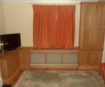 Bespoke Oak Living Room Cabinet