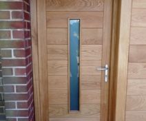 Bespoke Modern Design Oak Door