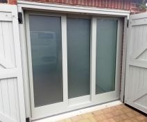 Pre-finished Double Glazed Sliding Door with Sidelights 