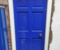 Pre-finished 6 panel Accoya External Door for a Listed Building