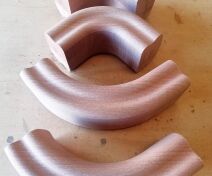 CNC Machining of Curved Parts for a Continuous Handrail